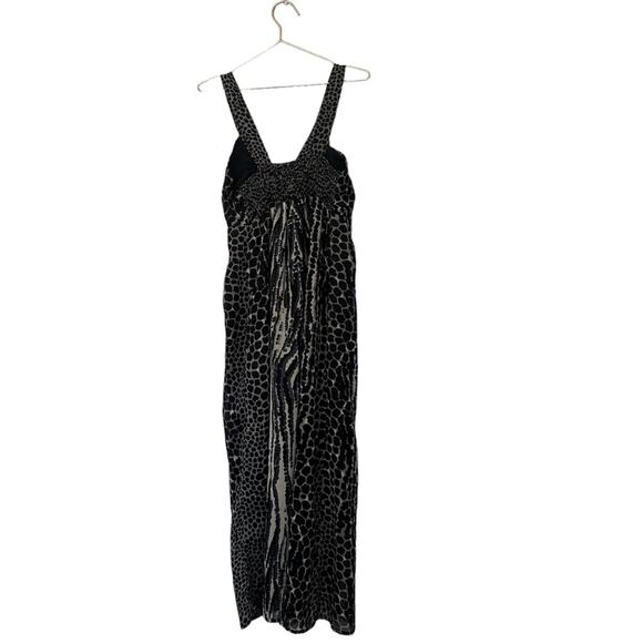 Cassee's Embellished Animal Print Sleeveless Maxi Dress large - Picture 5 of 6